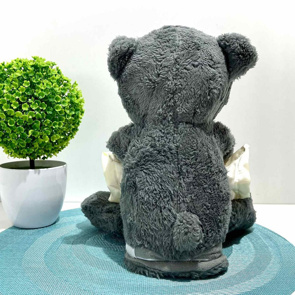 Ведмедик казкар інтерактивний грає в хованки розповідає казки Сірий (M 5843 I UA) Чернігів - фото 2