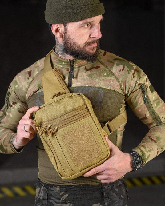 Нагрудна сумка-катура Silver knight coyot ВТ3951 Одеса - фото 1