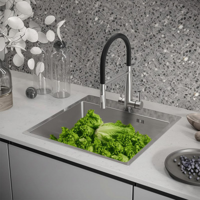 Мийка кухонна Interline ELEGANT Sateen PR Вінниця - фото 8