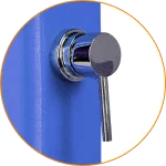 Душ солнечный Aquaviva Happy XL с мойкой для ног синий H420/5002. 35 л Киев