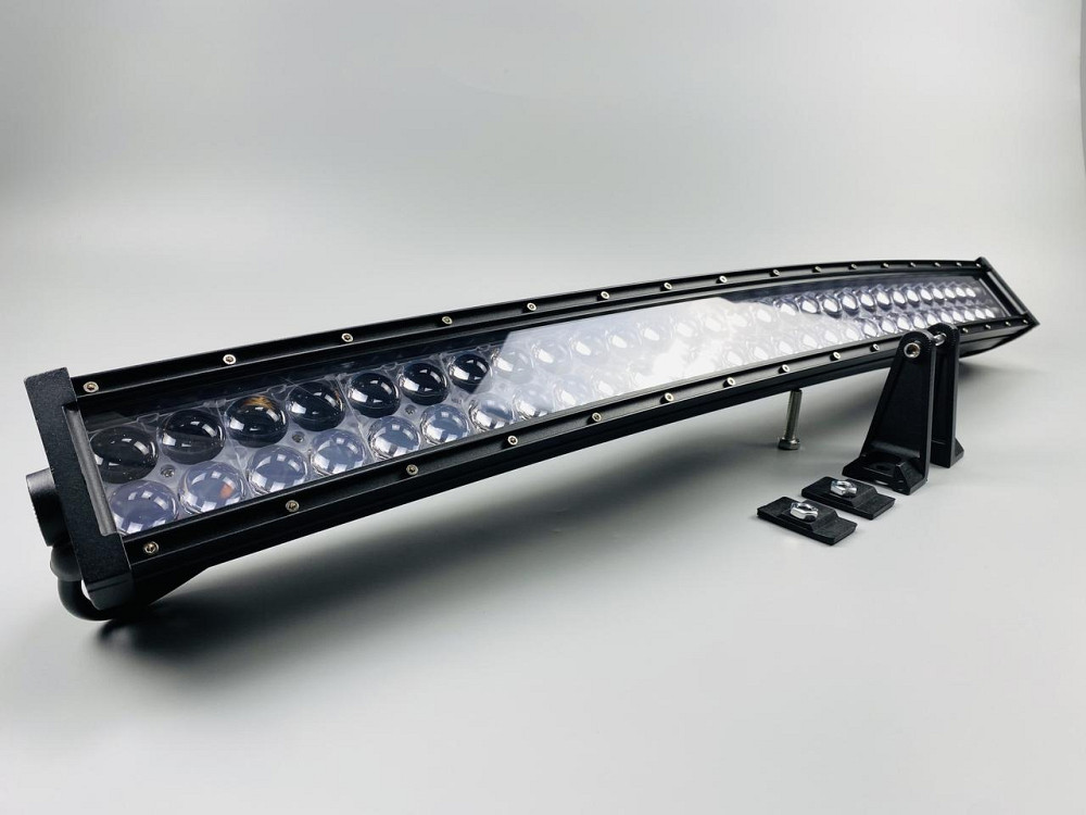 Прямокутна світлодіодна панель Фара LED BAR 180W (напівколо) 3D лінза 9-32В IP67 led chip 3030 60 led ламп Мукачево - фото 4