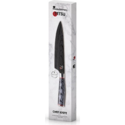 Кухонный нож MasterPro Tetsu, накірі, 20 см, чорний (BGMP-4127-MBK) Винница - изображение 5