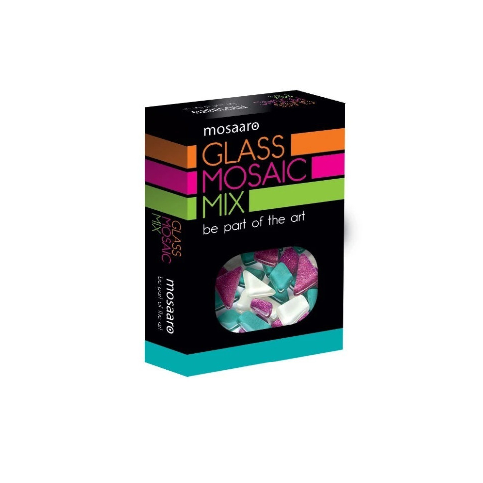 Дитячий набір для творчості "Мозаїчний мікс" MA5004 білий, бірюзовий, фіолетовий з глітером Вінниця - фото 1