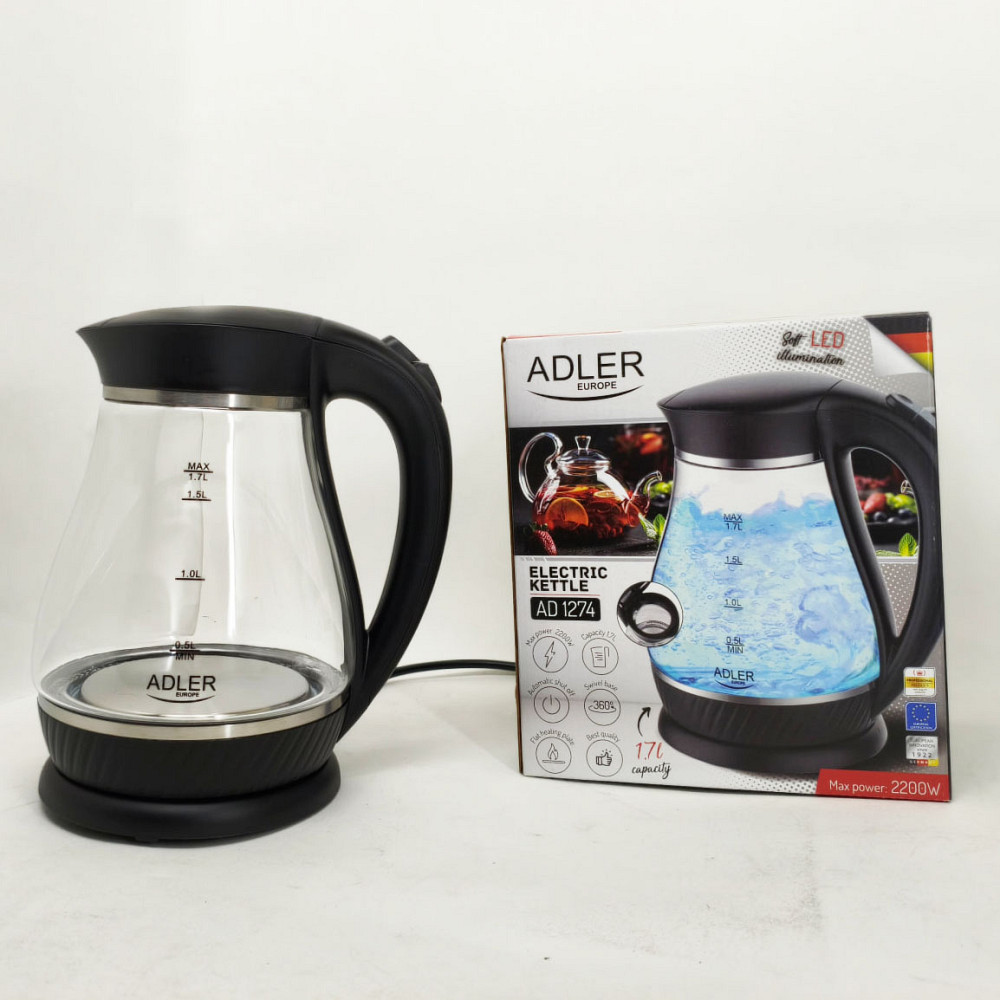 Чайник с индикацией и подсветкой, Электрочайник с контролем уровня воды, Хороший электронный чайник YF-63 Львов - изображение 5