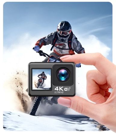 Екшн камера V8 Full HD 4K Wi-Fi з пультом дистанційного керування і водонепроникним боксом Київ