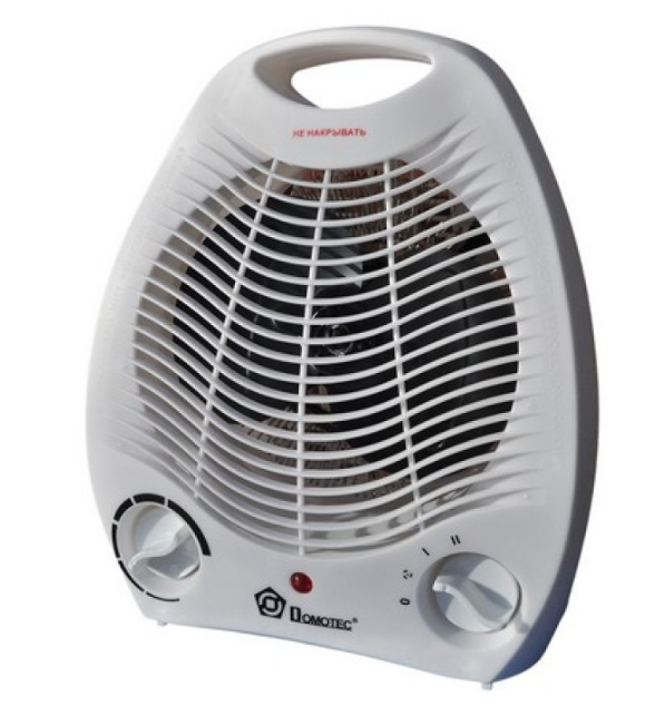 Тепловой вентилятор DOMOTEC MS-5901 2000 Вт с термостатом, 3 режима, защита от перегрева, для обогрева Одесса - изображение 6