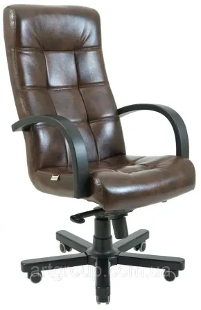 Офисное Кресло Руководителя Richman Virginia Titan Dark Brown Wood М3 MultiBlock Коричневый Днепр