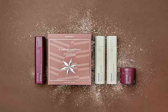 Набір Зволоження для догляду за волоссям Moisture Senses Christmas Quad Pack Davroe 325 мл/325 мл/200 мл/300 мл Київ