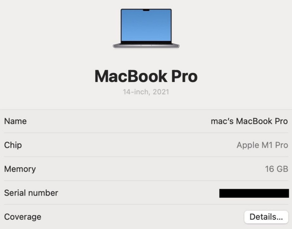 Ноутбук Apple MacBook .Pro 14’ 2021 M1 Pro 16Gb 512Gb Space Gray. Киев - изображение 3