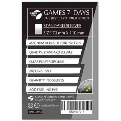 Протектор для карт Games7Days 70 х 110 мм, Magnum Ultra-Fit, 100 шт (STANDART) (GSD-017011) Винница
