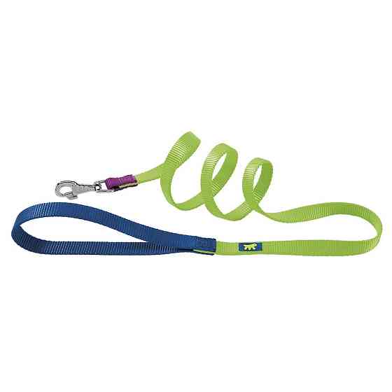 Поводок из нейлона для собак Ferplast Club G Colours (Ферпласт Клуб Джи Колорс) G20/120 - 20 mm x L 120 cm, Синий и Зеленый Запорожье