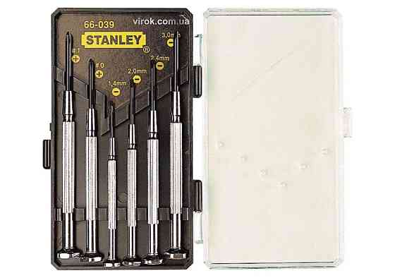 Набір викруток прецизійних STANLEY "Watchmaker" : 6 викруток [Комплектація 7 Шт.] Одеса