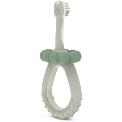 Дитяча зубна щітка Suavinex STAGE 1 з масажером від 0 до 2 років, зелена (403011) Вінниця - фото 2