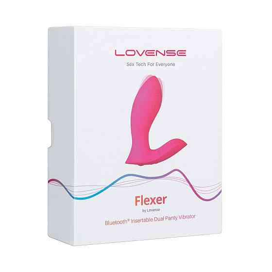 Смарт-вибратор в трусики Lovense Flexer, манящее движение + вибрация, стимуляция клитора и точки G Sex Aura Киев