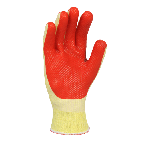 Рукавички 4565 трикотаж подвійне нітрилове покриття неповний облив р.10(XL) червоний ДКГ Житомир - изображение 3