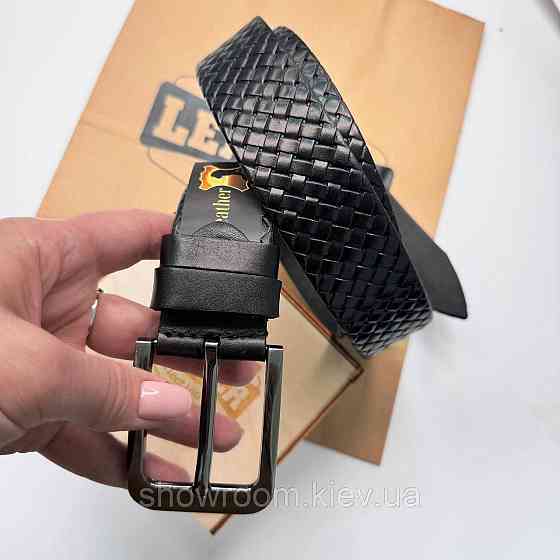 Чоловічий шкіряний ремінь Leather Collection (7810) Київ