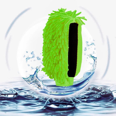 Автомобільна серветка ColorWay Рукавичка з мікрофібри для миття та полірування автомобіля, двостороння (CW-2417) Вінниця - фото 5