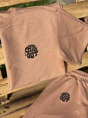 Костюм комплект Oversize літній Unisex  - CHIL OUT (шорти + футболка) Чернівці