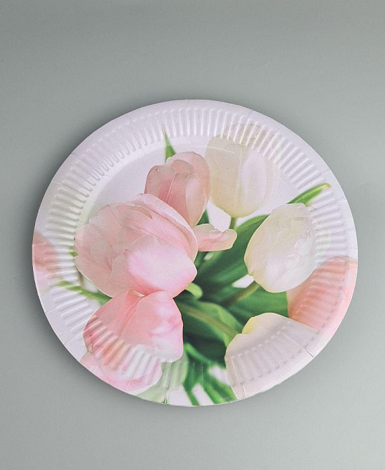 Тарелка бумажная 23см