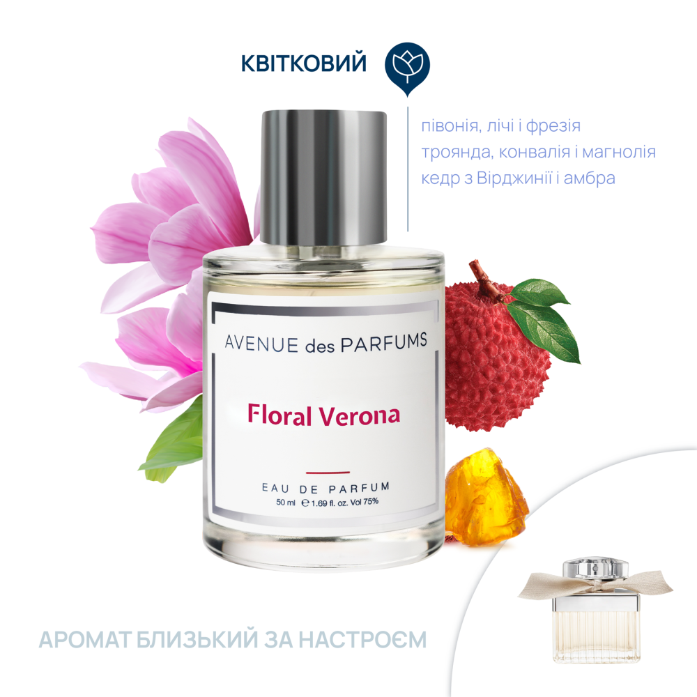 Парфумована вода Floral Verona Avenue des Parfums 50 мл Київ - фото 2