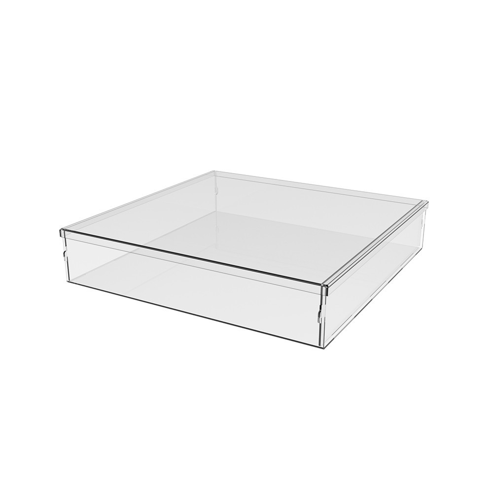 Коробка акрилова EKOSTAR 300х300х60 з кришкою Київ - фото 1