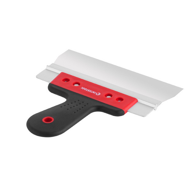 Шпатель з нержавіючої сталі, 200 мм, двокомпонентна ручка, професійний INTERTOOL KT-2680 Киев - изображение 4