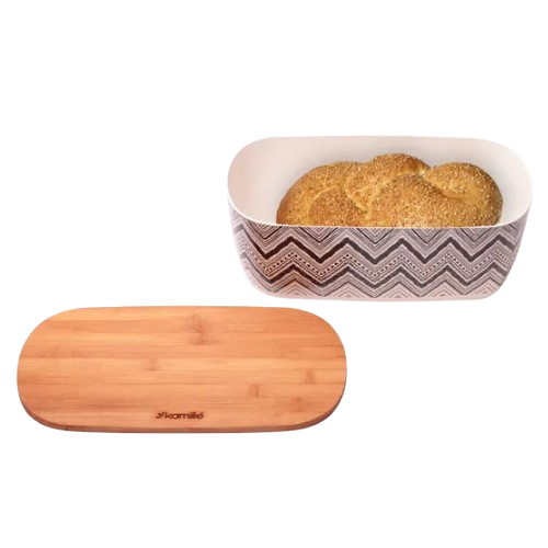 Хлібниця 36,2*20,2*13,5см бамбукова 1130 KAMILLE Житомир - фото 5