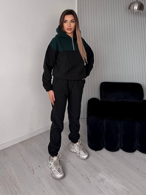 Женский теплый костюм двухцветный Одесса - изображение 1