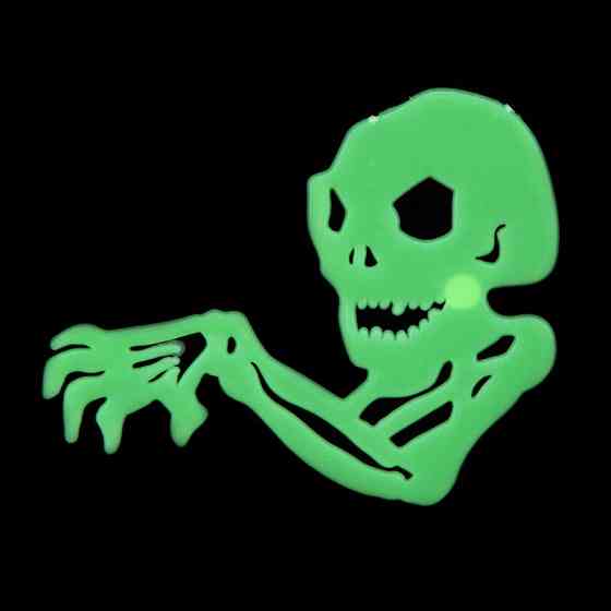 Хэллоуин декор люминесцентные фигурки 8 штук салатовый Киев