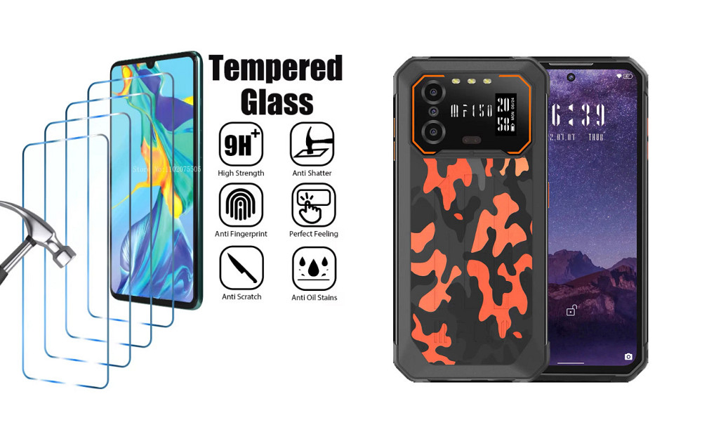 Захисне скло ArmorGlass для Oukitel IIIF150 B1, IIIF150 B1 Pro – стійке до подряпин та ударів Київ - фото 1