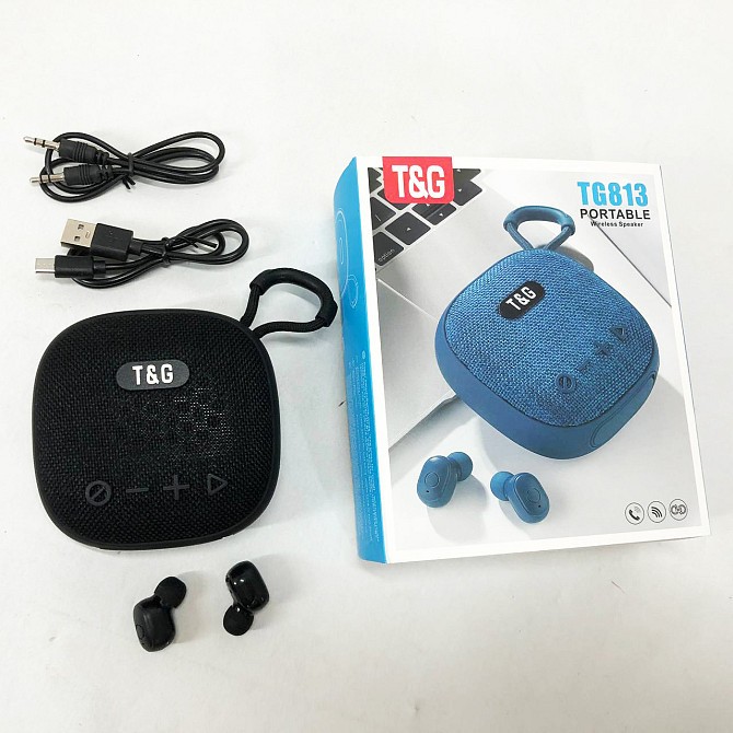 Колонка-Bluetooth с наушниками TG813. YE-870 Цвет: черный Киев - изображение 4