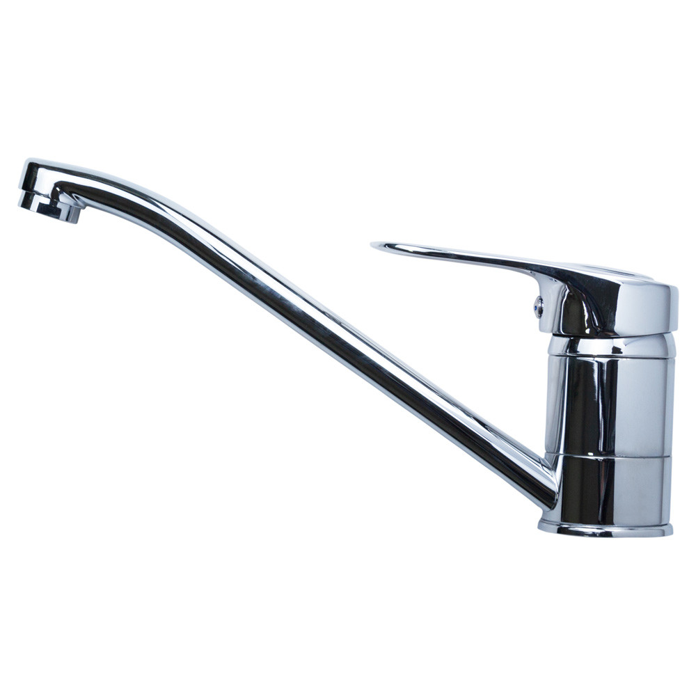 AQUATICA Смеситель MJ Ø40 для кухни гусак прямой 250мм на шпильке AQUATICA MJ-2B229C (9744130) Киев - изображение 3