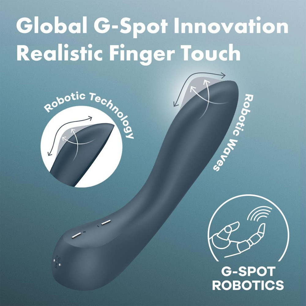 Стимулятор точки G Satisfyer G-Spot Wave 4, ефект пестощів пальчиком, 12 режимів Sex Aura Київ - фото 6