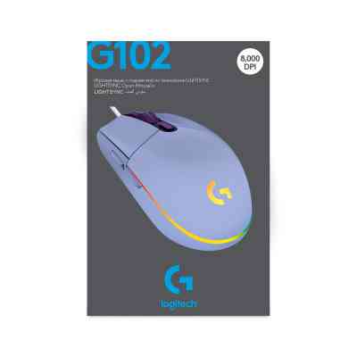 Мышка Logitech G102 Lightsync Lilac (910-005854) Винница