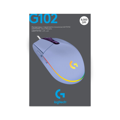 Мышка Logitech G102 Lightsync Lilac (910-005854) Винница - изображение 3
