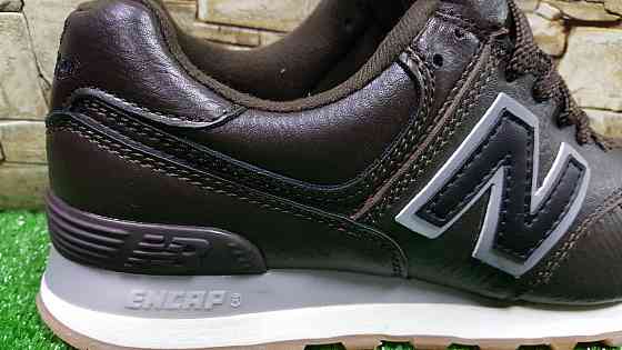 Мужские кроссовки New Balance Black/White ML574EGK ,кожа,оригинал Киев