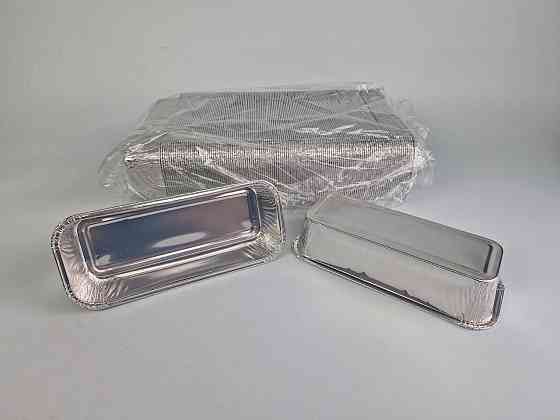 Контейнер із харчової алюмінієвої фольги прямокутний 800 мл R60G 125 шт. в пакованні (1 пачка) Харків