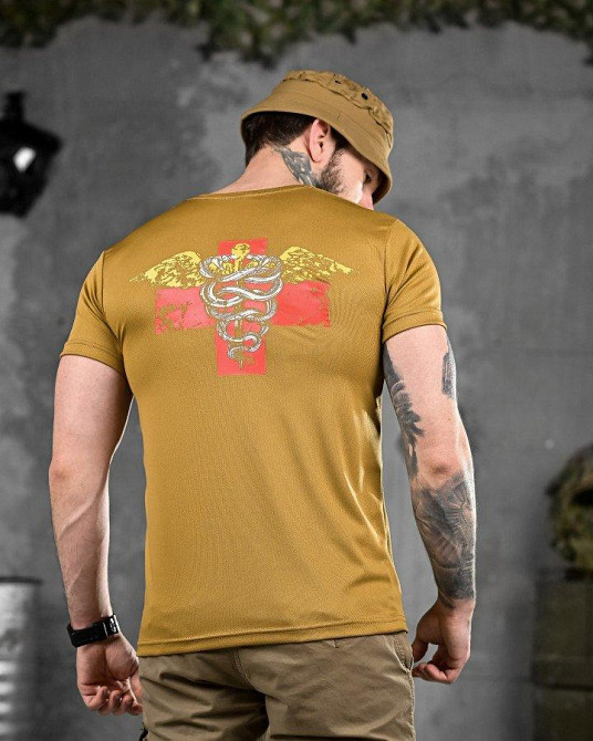 Тактична потовідвідна футболка кайот ВТ6735 Одеса - фото 1