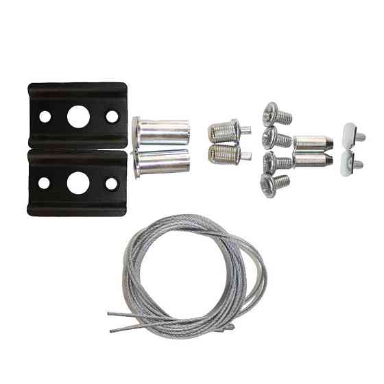 Тросовий підвіс  1,5м для магнітної трекової рейки  (2 троси/набір), Чорний Дніпро