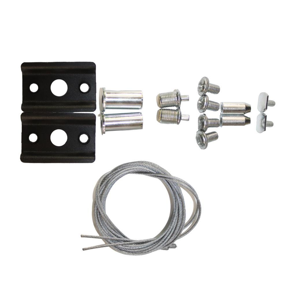 Тросовый подвес 1,5м для магнитной трековой рейки (2 троса/набор), Черный Днепр - изображение 1