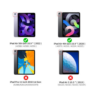 Чехол для планшета BeCover Soft Edge Apple iPad Air (4/5) 2020/2022 10.9" Green (711121) Винница - изображение 7