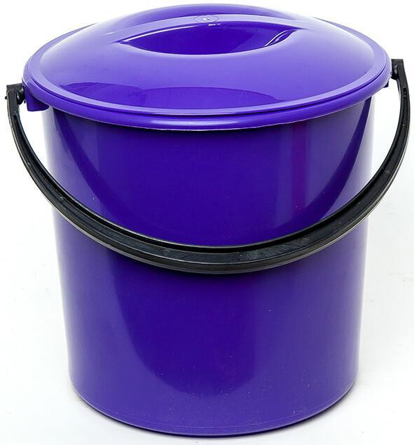 Відро 10 л з кришкою (кольори в асортименті) Харків - фото 7