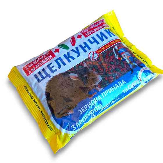 Зерно от крыс и мышей Щелкунчик микс 500 г Харьков