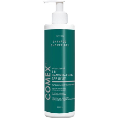 Гель для душу Comex Бергамот 3 в 1 Парфумований для чоловіків 250 мл (4820230953466) Вінниця - фото 1