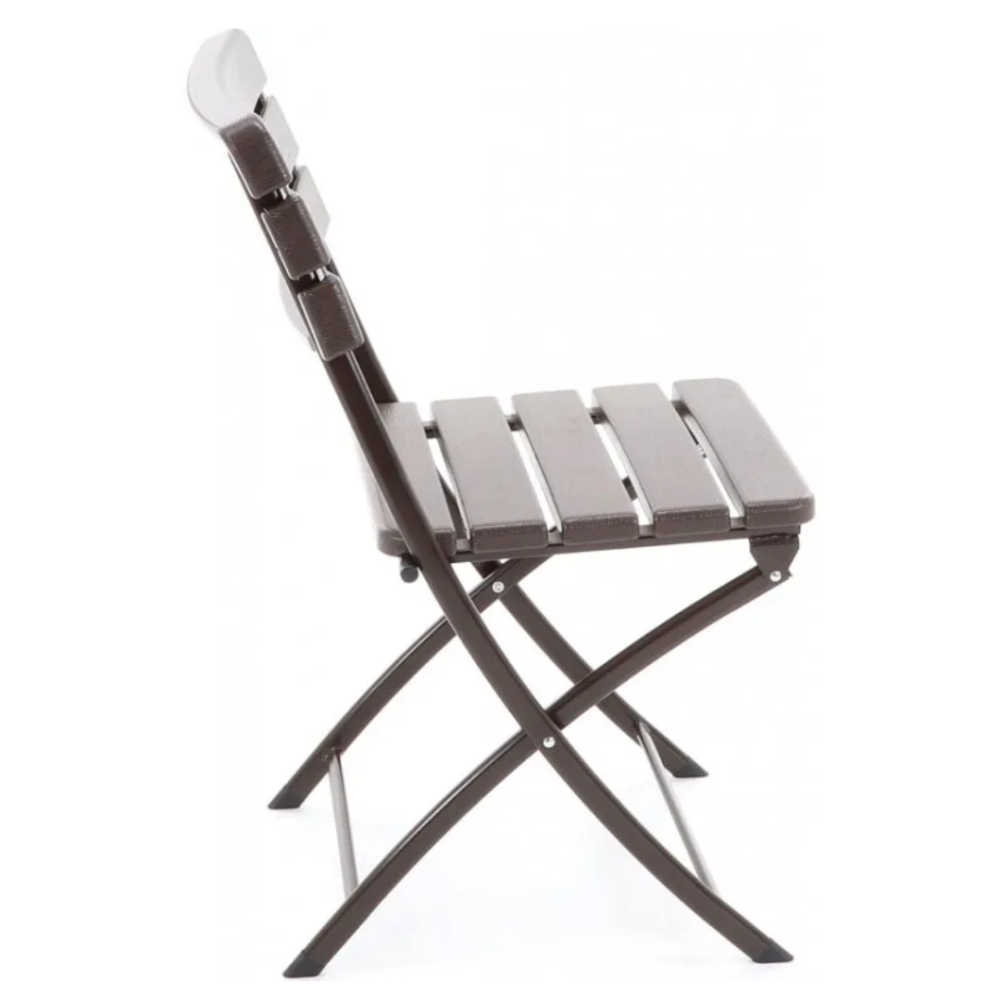 Стілець садовий Chomik MANGO складаний коричневий Київ - фото 10