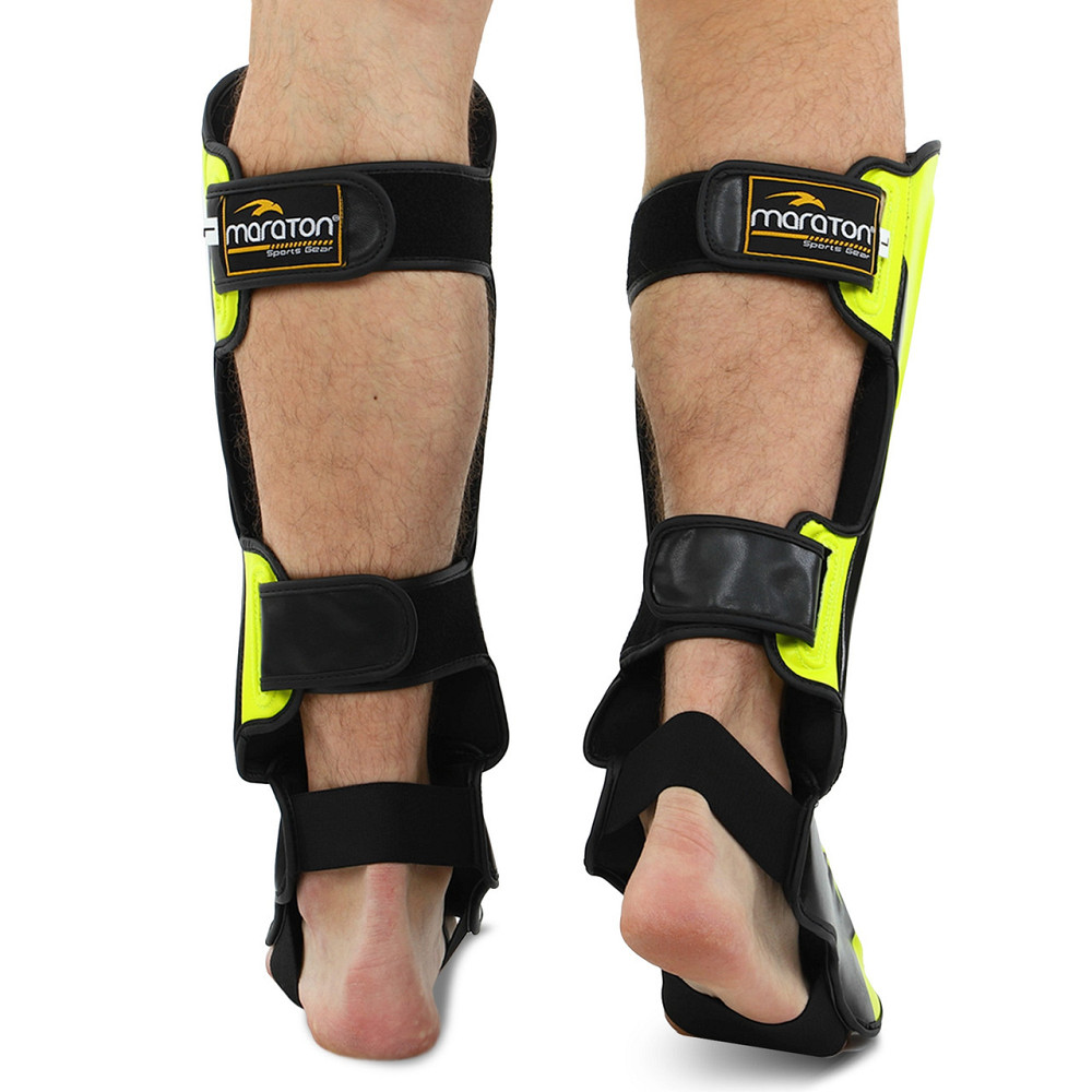 Защита голени и стопы Муай Тай, ММА, Кикбоксинг MARATON BO-9321 размер S-XL Защита для боевых искусств Киев - изображение 5
