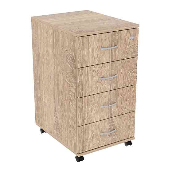 Тумба офисная ТМ-1, Дуб Сонома, 400/520/750 Львов