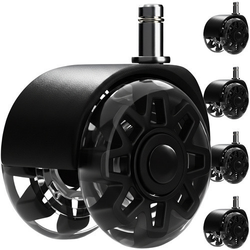 Комплект бесшумных колес для офисного кресла 5 шт 11×22 мм Ruhhy (26294) Нововолынск - изображение 1