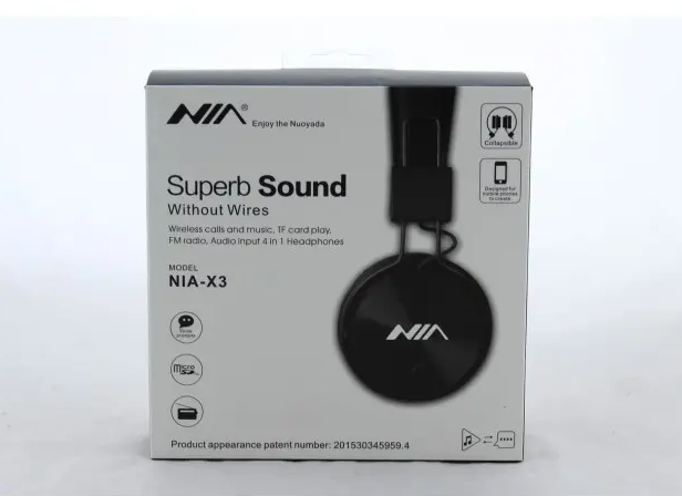 Навушники NIA X3 + BT Одеса - фото 2