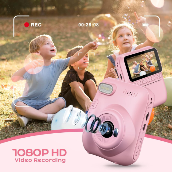 Уценка! Детская камера GREENKINDER H2 мгновенной печати 3